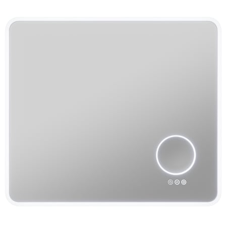 Anzzi 27in x 31in LED Front/Back Light Magnifying Bathroom Mirror With Defogger BA-LMDFX013AL